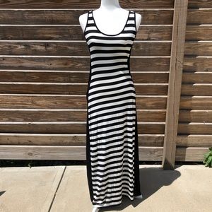 Calvin Klein Striped Maxi Dress